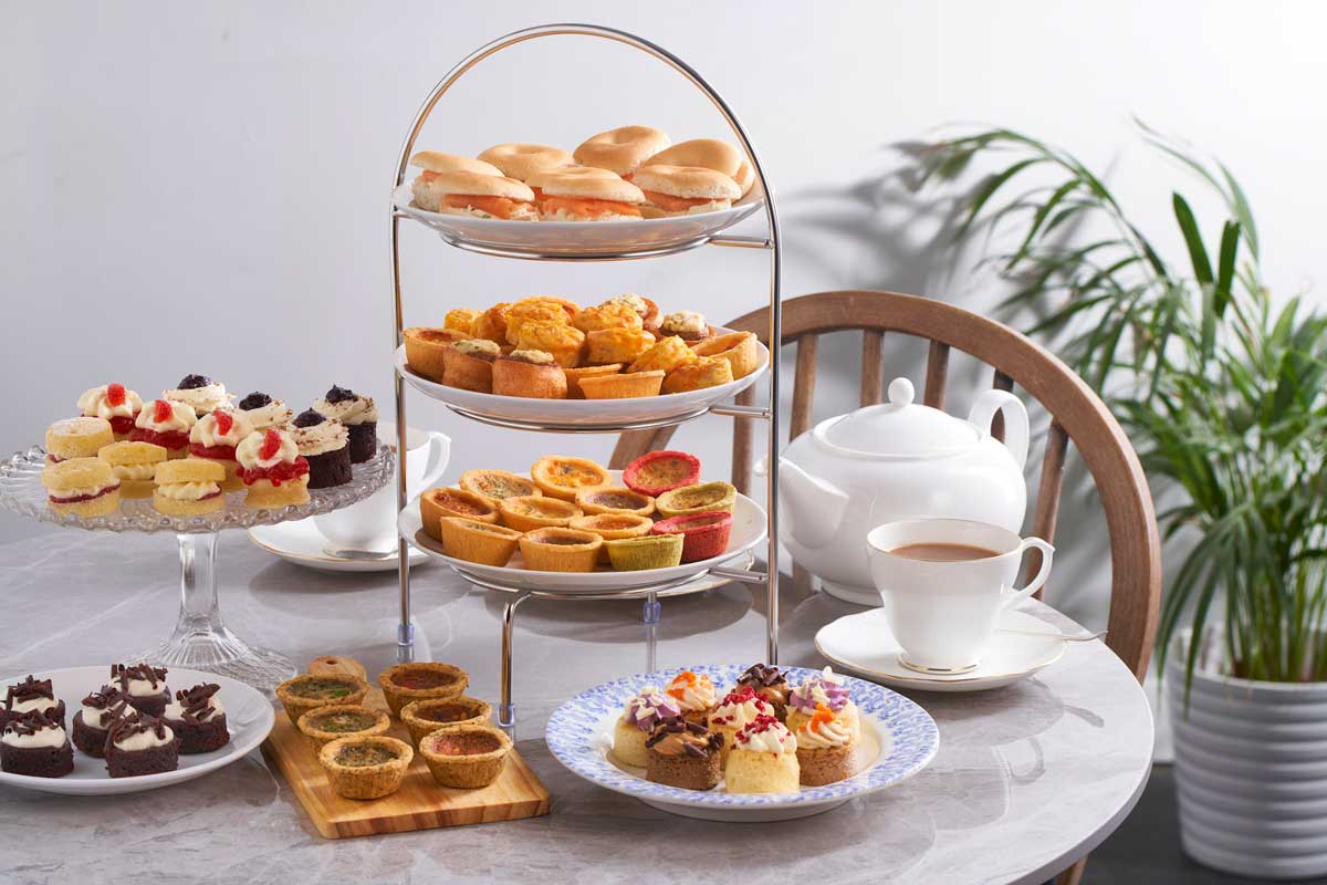 Afternoon Tea from Frank Dale - Mini pies, quiche & cakes