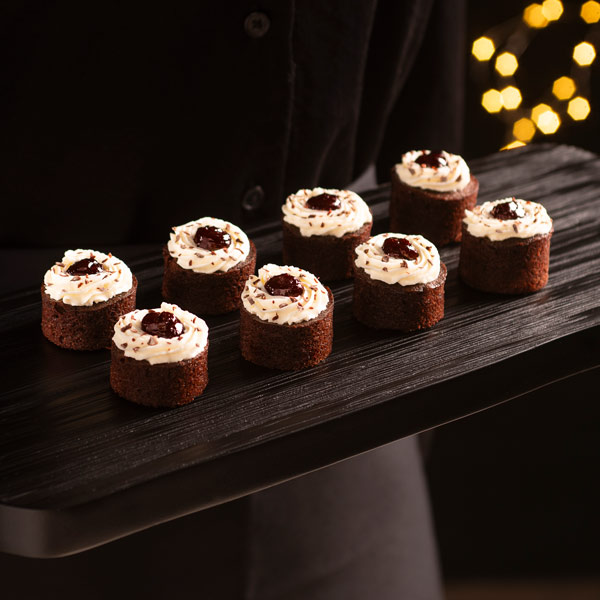 Mini-Black-Forest-Cakes-On-Tray