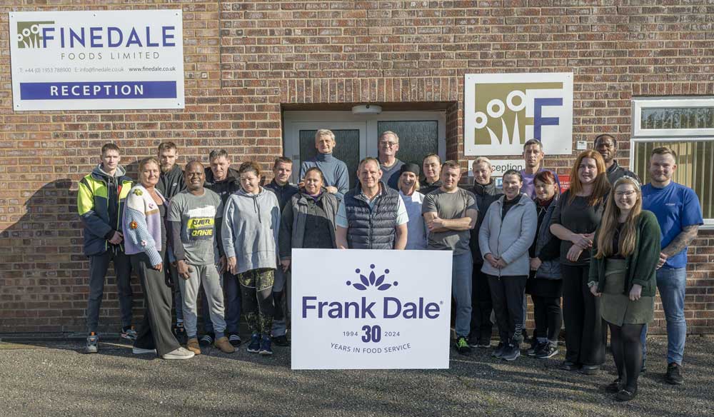 Frank Dale - 30 Year anniversary team photo